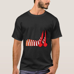 Mago Bruja muerta Piernas brujas Camiseta graciosa