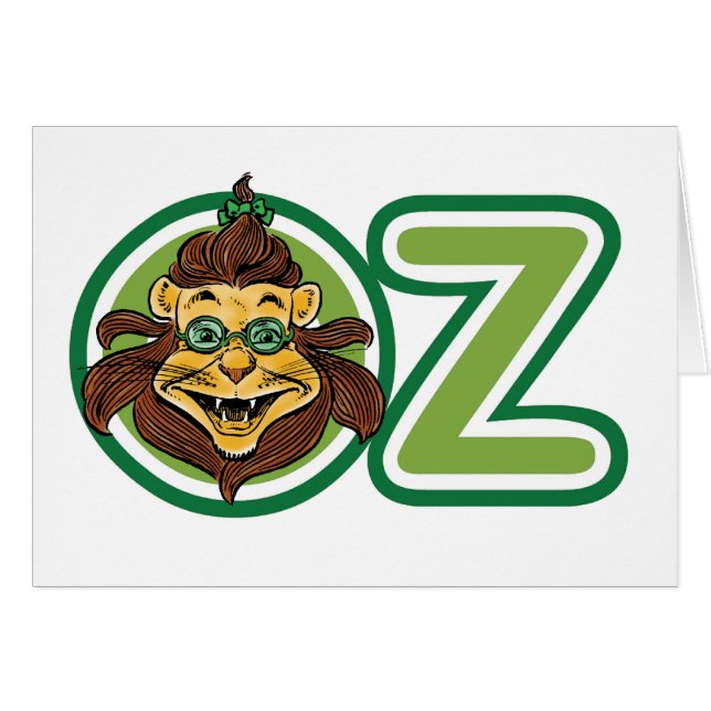 Mago de la cosecha de Oz, León en la letra O (Anverso (Horizontal))