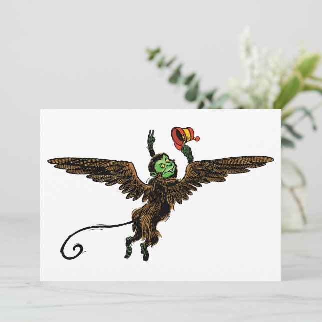 Mago de las cosechas de oro, mono volador malvado (Anverso de pie)