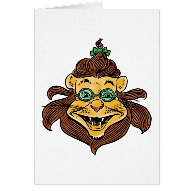 Mago de Oz Vintage, León con gafas verdes (Frente)