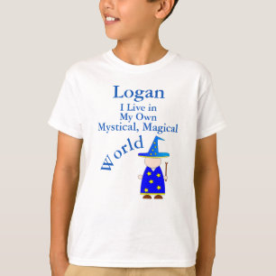 Mago mágico de camisetas de niño místico del mundo