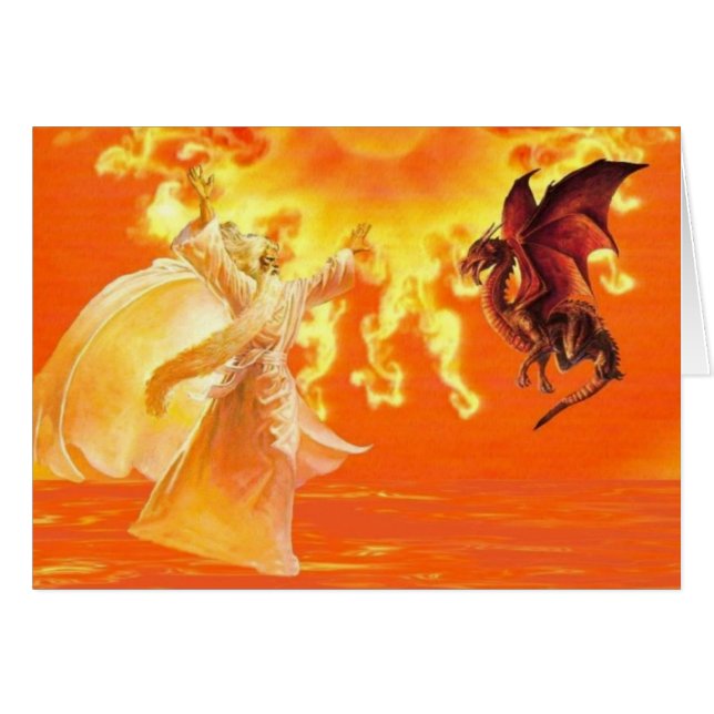 Mago y dragón (Anverso (Horizontal))