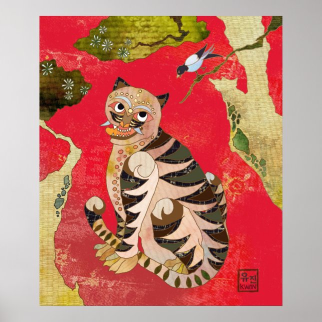 Magpie y tigre: Arte popular coreano (Frente)