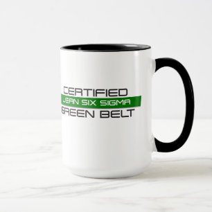 Magro certificado seis tazas de café del cinturón