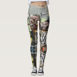 Mah coza, Graffiti, España Personalizados Leggings
