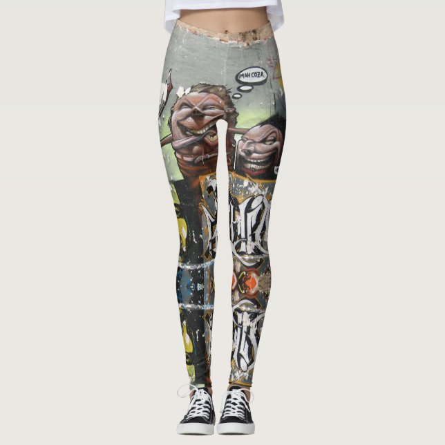Mah coza, Graffiti, España Personalizados Leggings (Anverso)