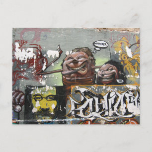 Mah coza, Graffiti, España postal