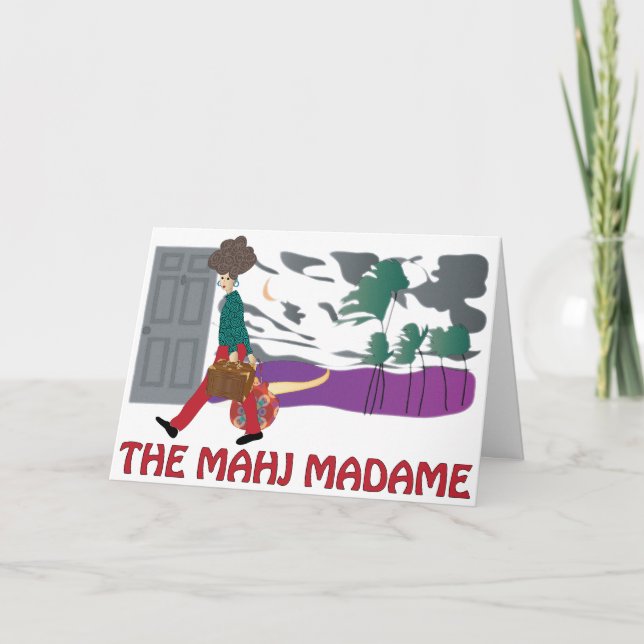 Mah Jongg, la tarjeta de madame Mahj (Anverso)