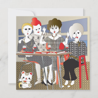 ¡Mah Jongg MAHJ! Tarjeta plana