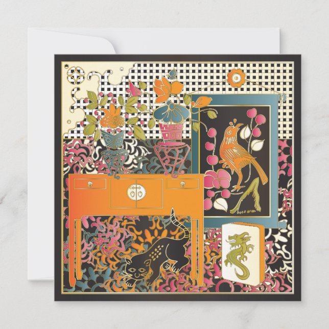 Mah Jongg Naranja Table (Anverso)