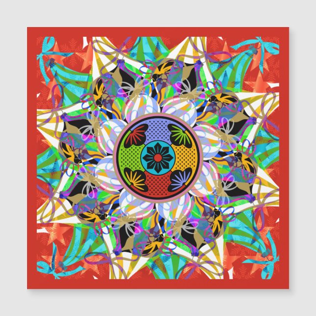 Mah Jongg Ornaments Magnet (Anverso)