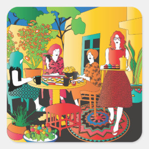 Mah Jongg Pegatinas de Adobe