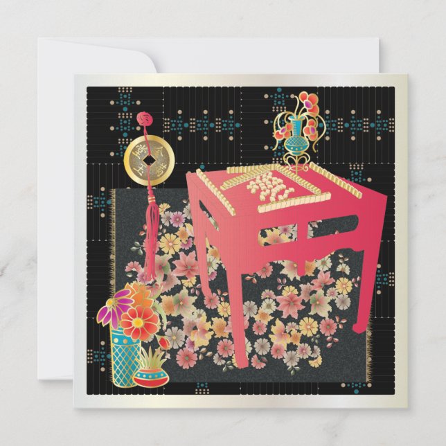 Mah Jongg Red Table (Anverso)