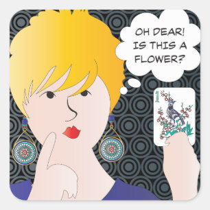 Mah Jongg Sayings One Bam Pegatinas