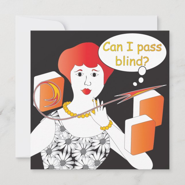 Mah Jongg Sayings Pass Blind (Anverso)