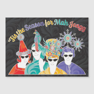 Mah Jongg Season Flat Magnet