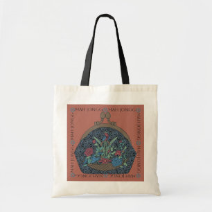 Mah Jongg Tote de la bolsa de flores