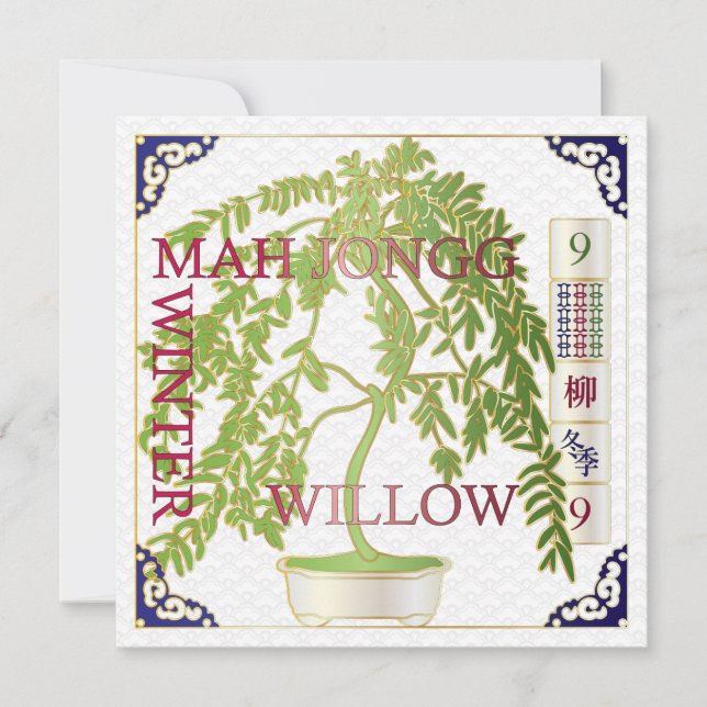 Mah Jongg Winter Willow (Anverso)
