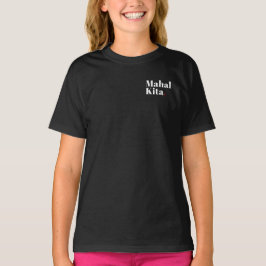 Mahal Kita Pocket Imprimir camiseta oscura