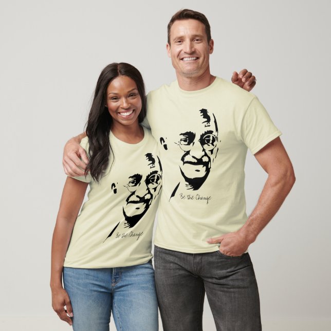 Mahatma Gandhi gran camiseta orgánica (Unisexo)