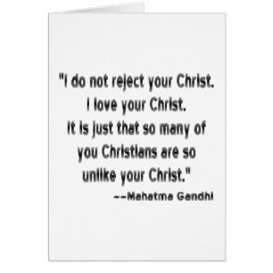 Mahatma Gandhi sobre los cristianos