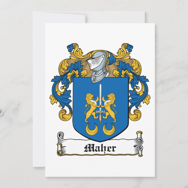 Maher Family Crest (Anverso)