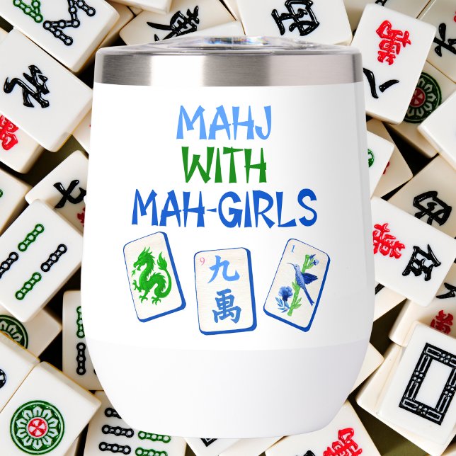 Mahjong Con Chicas De Mah Baldosas De Agua (Subido por el creador)