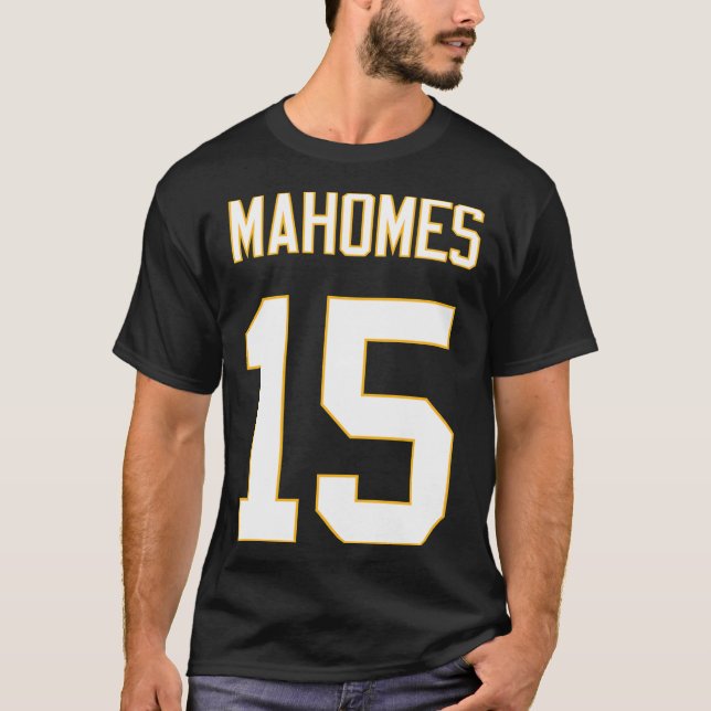 Mahomes 15 Camiseta esencial de GOAT KC (Anverso)