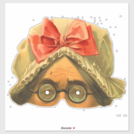 Maid - Pegatina de máscara victoriana de época