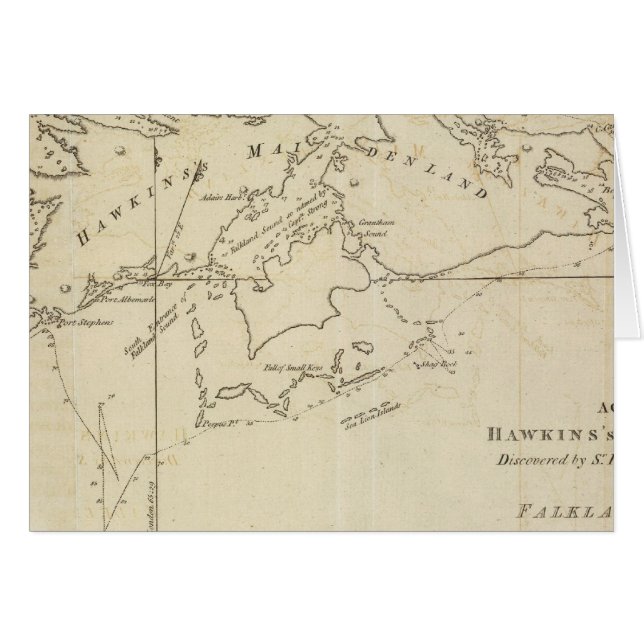 Maidenland de Hawkins, Falkland Sound (Anverso (Horizontal))