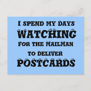 mailman entregando postales - tarjeta de postales 