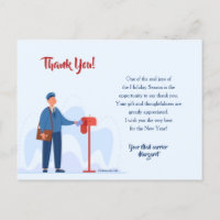 Mailman Gracias Tarjeta De Correo