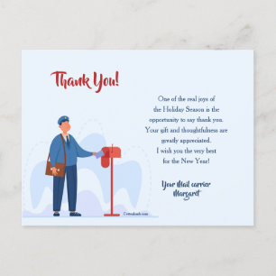 Mailman Gracias Tarjeta De Correo
