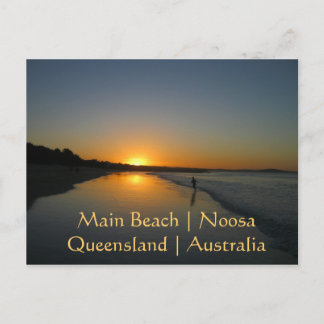 Main Beach, Noosa, Queensland, postal de Australia