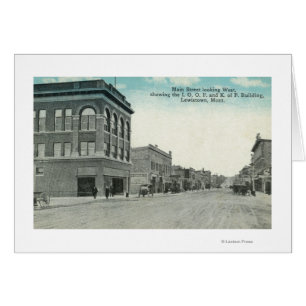 Main Street Looking WestLewiston, MT