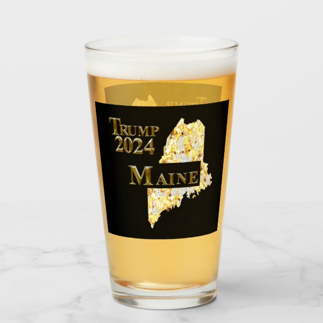MAINE BEER GLASS (Anverso (lleno))