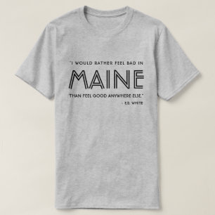 Maine E.B. Camiseta blanca