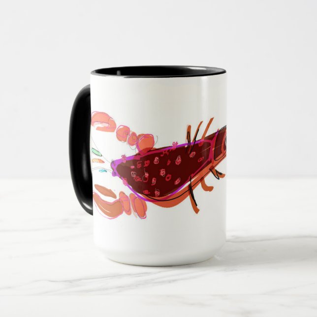 "Maine Lobsta" taza de 15 onzas (Anverso izquierdo)