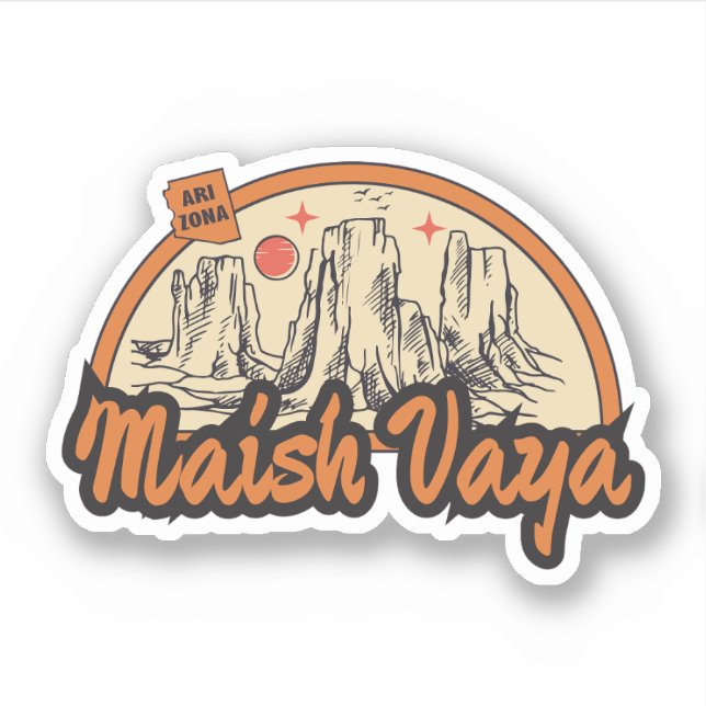 Maish Vaya, Arizona Pegatina (Anverso)