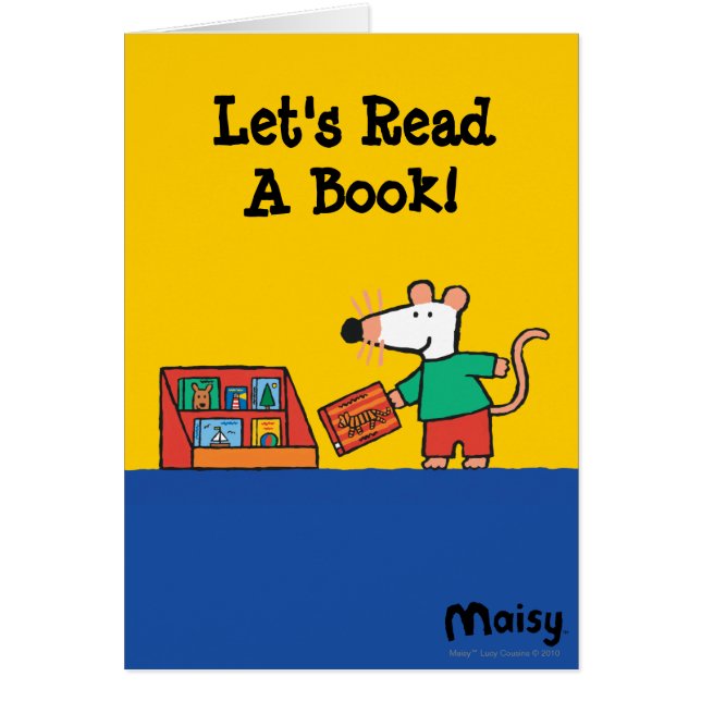 Maisy con los libros de la biblioteca (Frente)