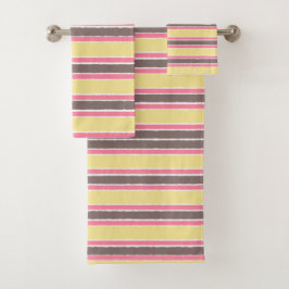 Maíz Bubblegum Amarillo Café Rosa Tiras Marrones