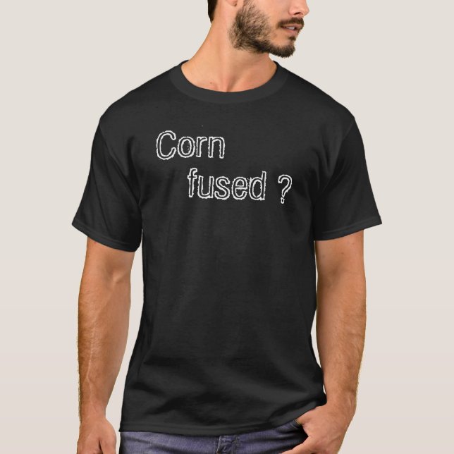 ¿maíz divertido de la camiseta del retruécano (Anverso)