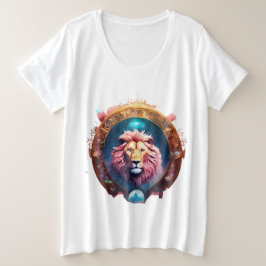 Majestad cósmica: Diseños de camisetas de león geo
