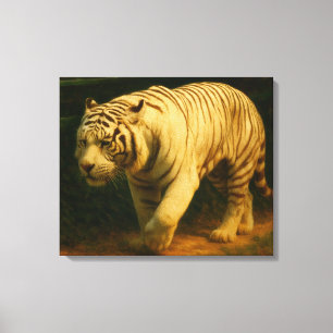 Majestad del tigre blanco - Impresión de arte de v