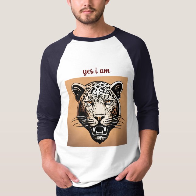 Majestad del Tigre: Roaring Style para camisetas m (Anverso)