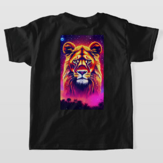 "Majestad tribal: camiseta con el logotipo del leó