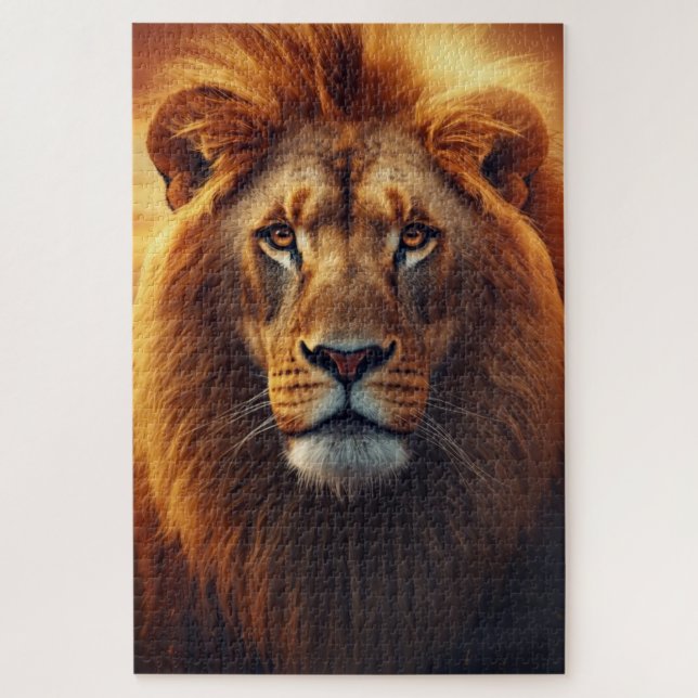 Majestic Lion Jigsaw Puzzle (Vertical)