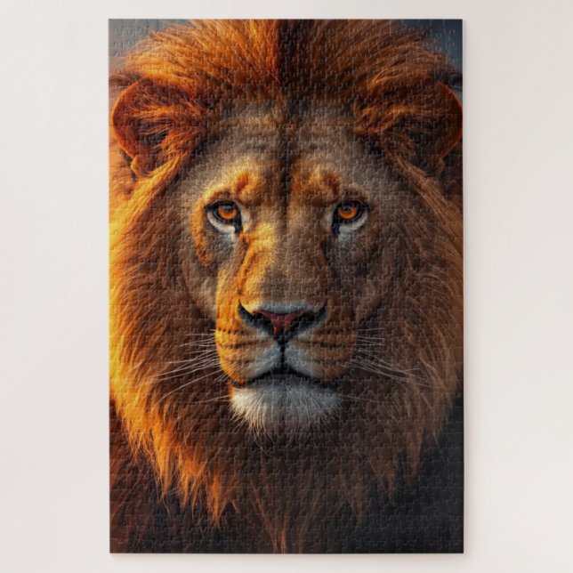 Majestic Lion Jigsaw Puzzle (Vertical)