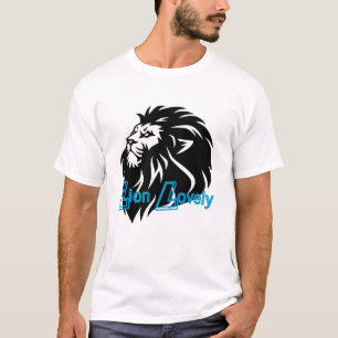 Majestic Mane: Diseño Único de Camisetas de León