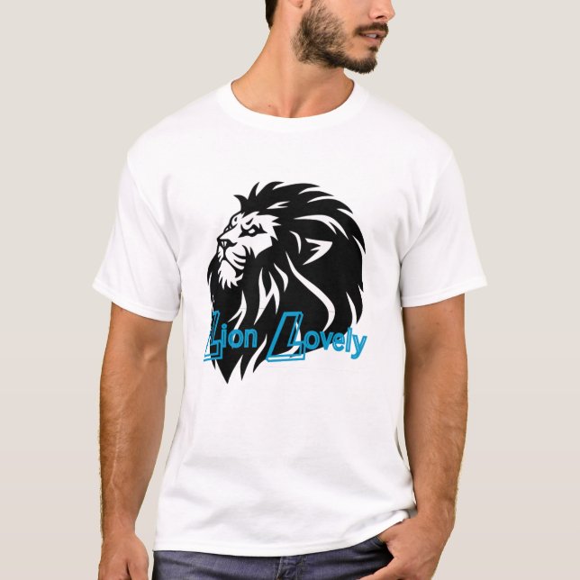 Majestic Mane: Diseño Único de Camisetas de León (Anverso)